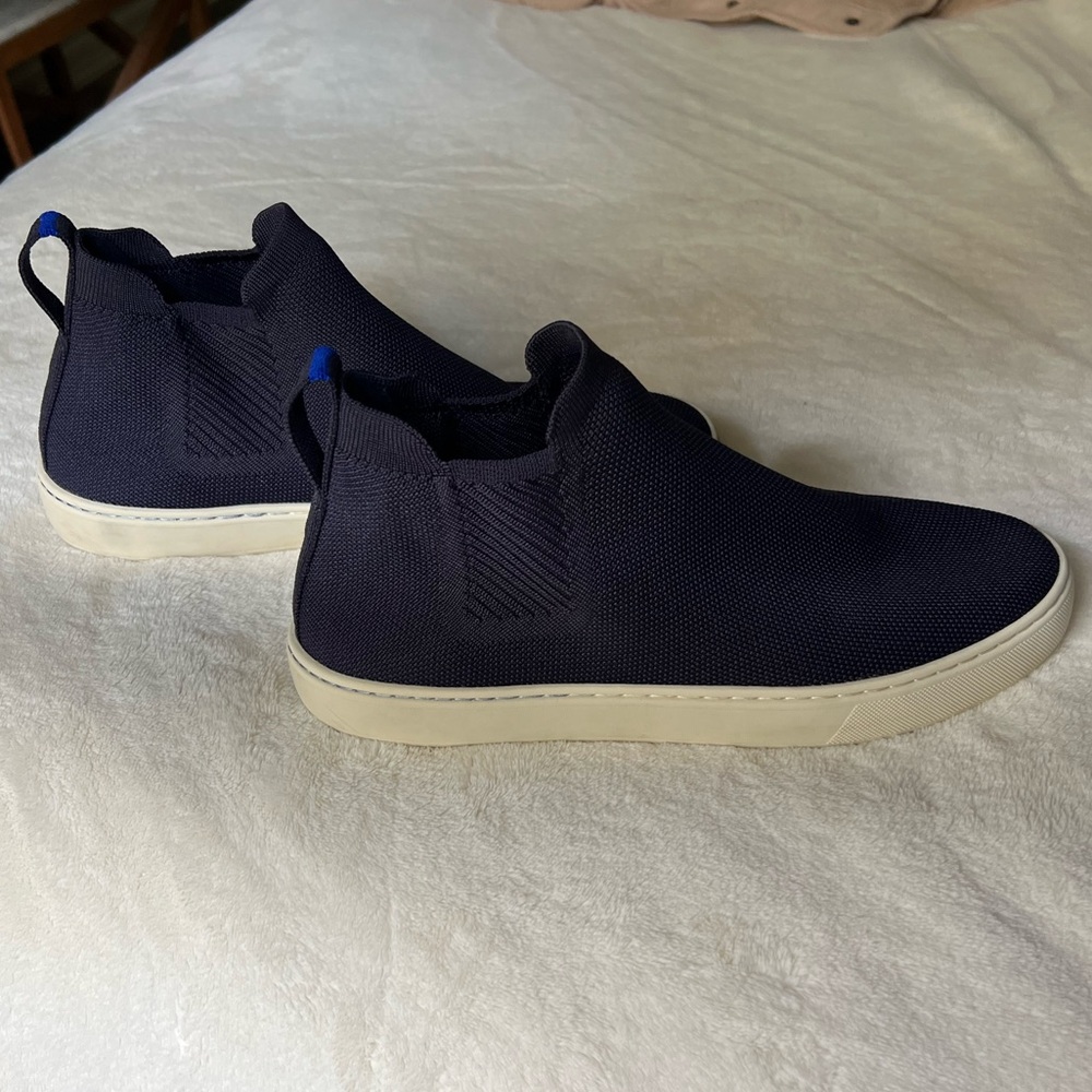 Rothy’s The Original Slip On Hightop Sneaker, Navy, Women’s, Size 10